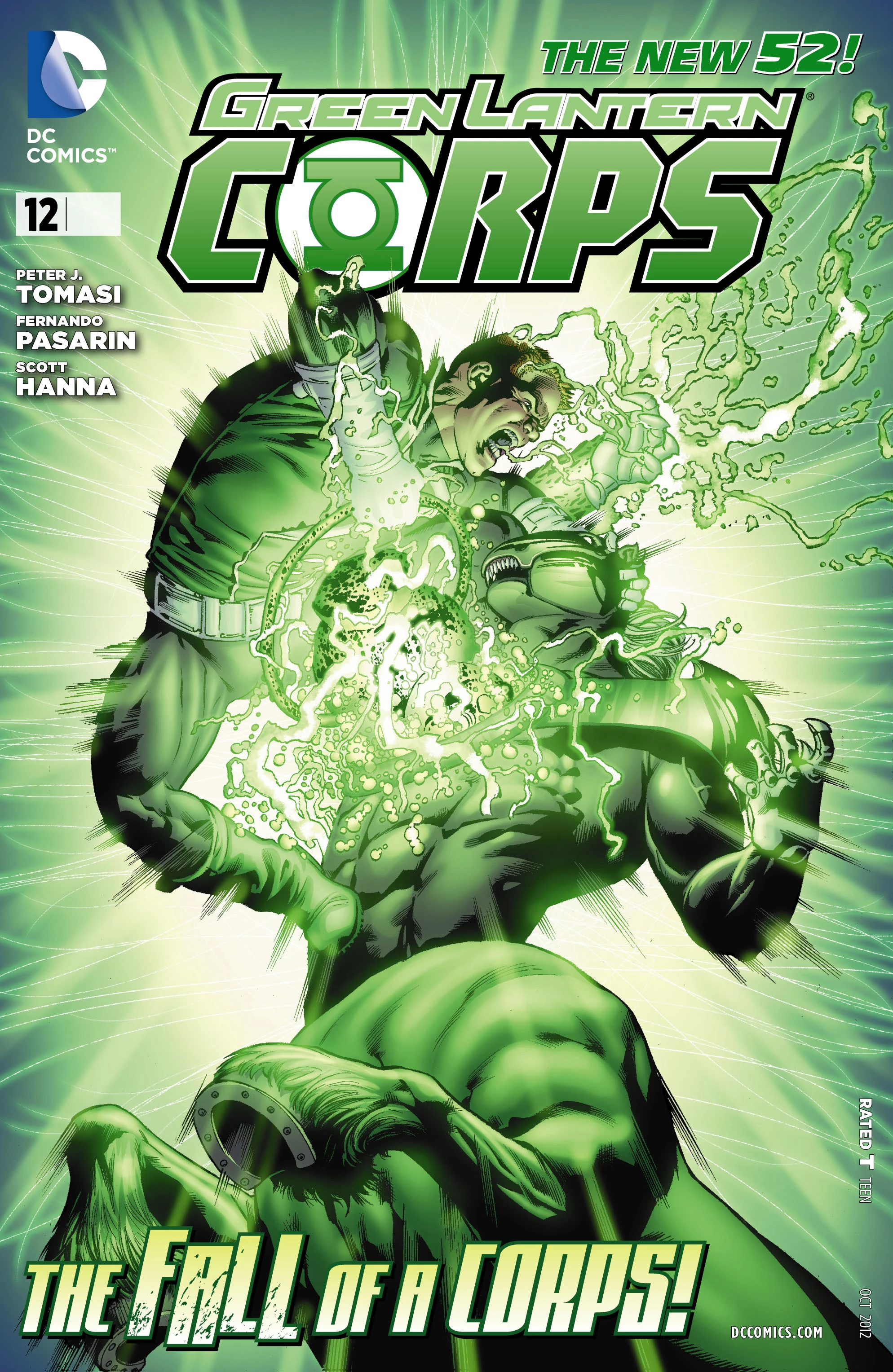 Green Lantern Corps #12 (DC, 2012 — Cover A) cover